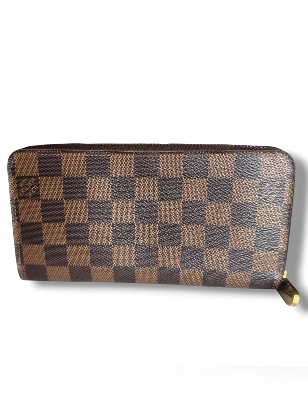 Louis Vuitton Zippy Wallet Damier Ebene Rose Ballerine N60046 COA + D/B + Box